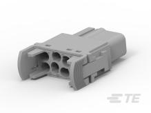 TE Connectivity-T2111082201-000 Connector Rectangular Conn Rectangular SKT 8 POS Crimp ST Cable Mount
