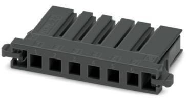PHOENIX CONTACT-1378281 Einzeladersteckverbinder, Gehäuse Conn Housing RCP 6 POS 5.08mm Crimp ST Cable Mount Black Cardboard