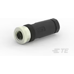 Standard Circular Connectors M12,FEMALE,STRAIGHT,A CODE,2P,PG9,GOLD