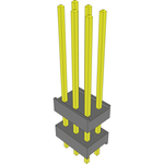 Conn Board Stacker HDR 6 POS 2.54mm Solder ST Top Entry Thru-Hole Bulk