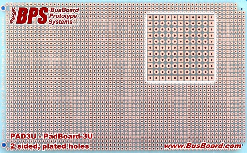 BusBoard Prototype Systems-PAD3U null FR4 General Purpose PCB Board with Hole Per Pad