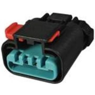 Delphi-13755420 Einzeladersteckverbinder, Gehäuse 4 Way Female APEX 2.8 Sealed Connector Natural