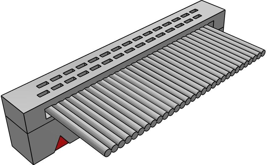 Samtec-FFSD-15-01-N Piastre connettori e prese PCB Conn IDC Connector SKT 30 POS 1.27mm IDT RA Side Entry Cable Mount Tube