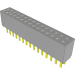 Conn Socket Strip SKT 30 POS 1.27mm Solder ST Top Entry Thru-Hole TIGER EYE™ Tube
