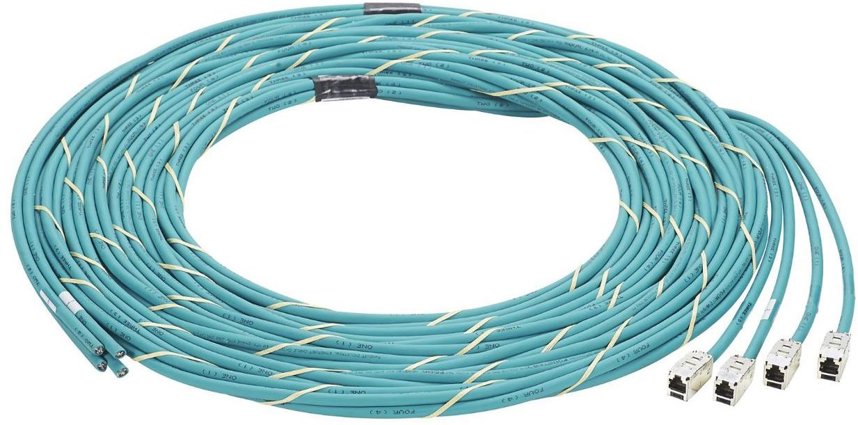 Panduit-I4JPBJLUXX30 其他电缆组件 Cable Assembly Round 9.144m 23AWG Modular Jack 8 POS F