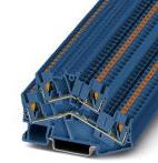 PHOENIX CONTACT-3209617 Blocs de raccordement de terminaux Conn Double-Level Terminal Block F 4 POS Push-In T DIN Rail 22A