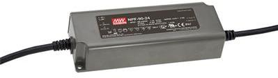 Mean Well Enterprises-NPF-90-12 Suministros de energía LED AC/DC LED Power Supply 90W Single 4-Pin