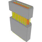 Conn High Speed Micro Plane HDR 40 POS 0.8mm Solder ST Top Entry SMD Tray