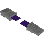 Cable Assembly Discrete Wire 0.082m 28AWG Discrete Wire Housing to Discrete Wire Housing 5 to 5 POS HDR-SKT Crimp-Crimp Layer