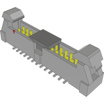 Conn Ejector Header HDR 26 POS 2mm Solder ST Top Entry SMD Tube