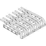 Connector Accessories SFP Cage Light Pipe Cover Assembly Right Angle Nickel SFP Plus Tray