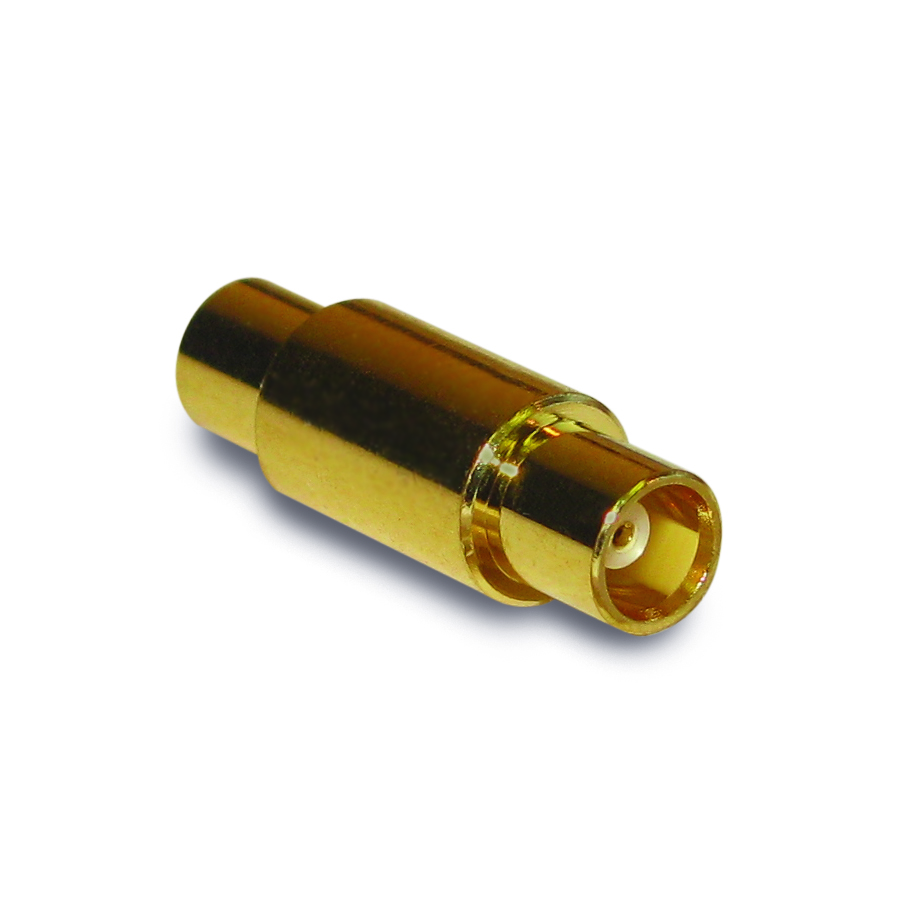 Amphenol RF-252169 Connector RF Conn MCX Adapter 0Hz to 6GHz 50Ohm ST RCP/RCP Gold