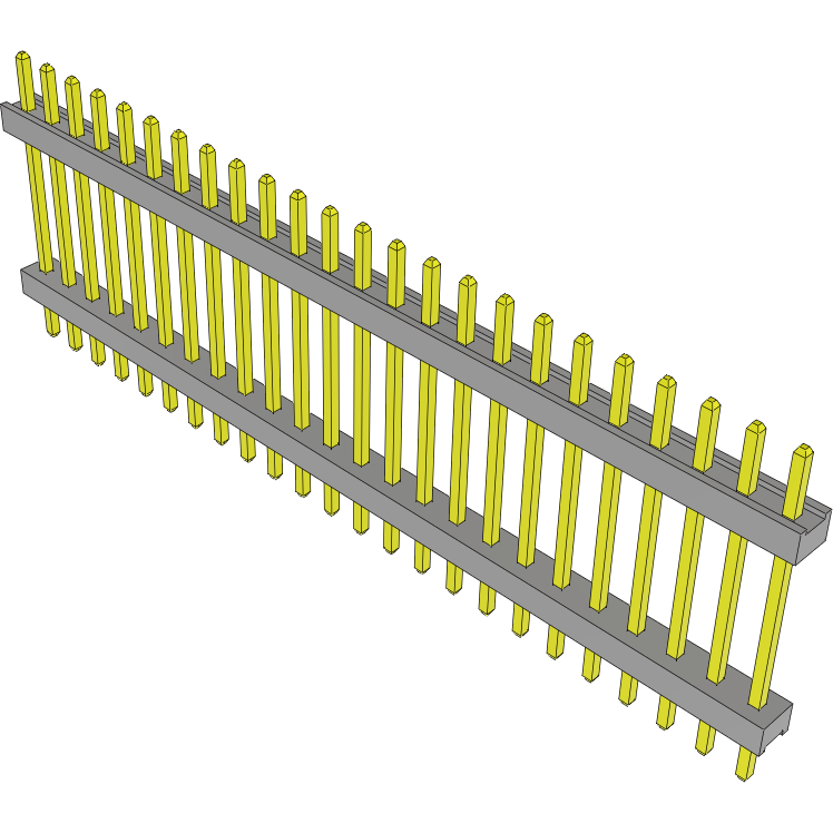 Samtec-TW-24-06-G-S-450-110 Steckverbinderleisten und Leiterplattenbuchsen Conn Board Stacker HDR 24 POS 2mm Solder ST Top Entry Thru-Hole Bulk