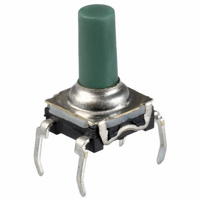 C&K-KSL0M312 Commutateur tactile Switch Tactile OFF Mom SPST Round Button PC Pins 0.05A 50VDC 1VA 1000000Cycles 1.3N Thru-Hole Bulk