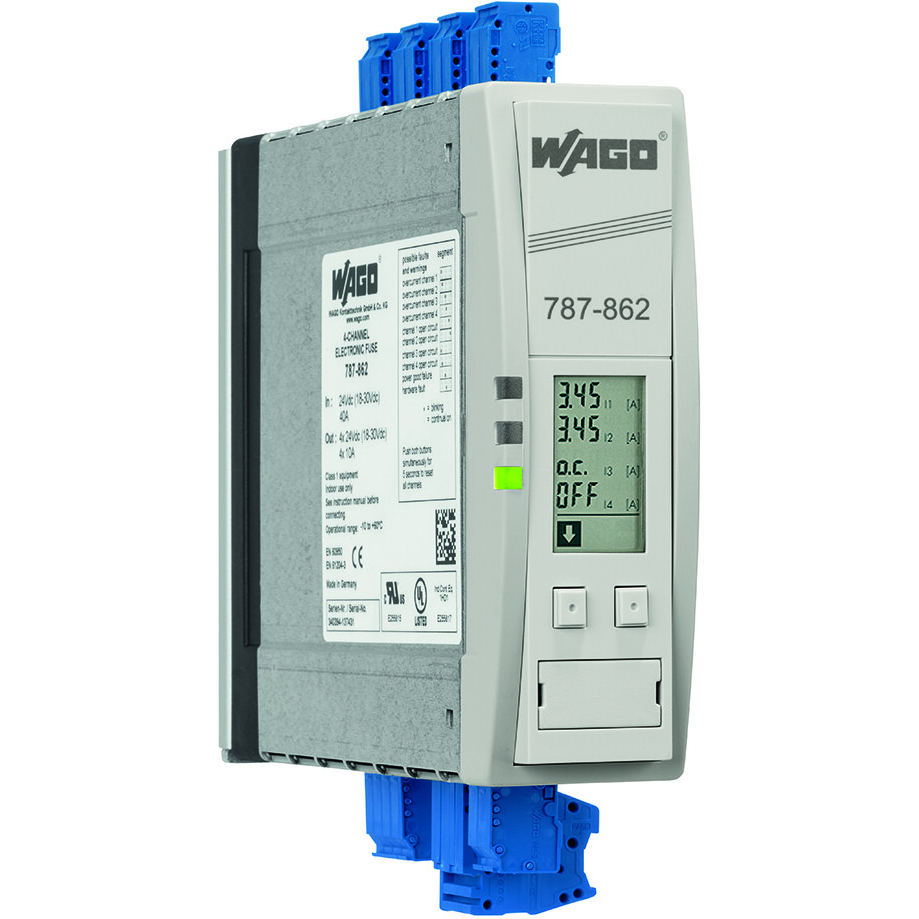 WAGO-787-862 Stromkreisunterbrecher Circuit Breaker Electronic 1Pole 10A 24VDC