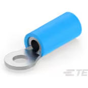 TE Connectivity-8-34157-1 Steckverbinderanschlüsse Ring Tongue Terminal 14-16AWG Copper Blue 18.16mm Tin Loose