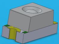 Everlight Electronics-11-21SYGC/S530-E1/3T DEL LED Uni-Color Green 575nm 2-Pin SMD T/R