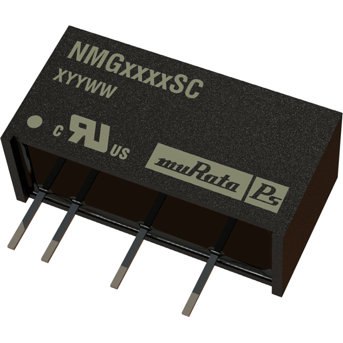 Murata Power Solutions-NMG1505SC DC/DC-Wandler und Spannungsreglermodul Module DC-DC 15VIN 1-OUT 5V 0.4A 2W 4-Pin SIP Module Tube