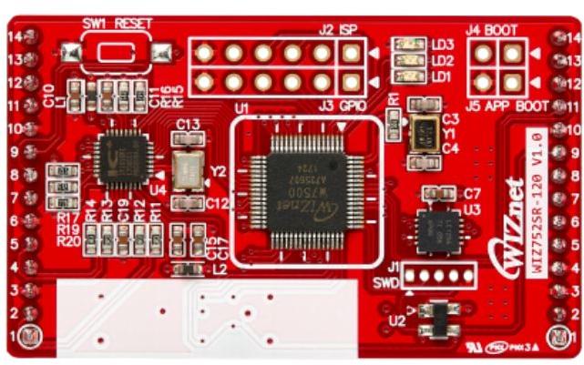 WIZnet-WIZ752SR-120 Interface Modules Serial to Ethernet Module