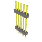 Conn Board Stacker HDR 5 POS 2.54mm Solder ST Top Entry Thru-Hole Bulk