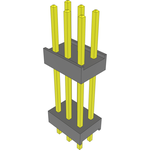 Conn Board Stacker HDR 6 POS 2.54mm Solder ST Top Entry Thru-Hole Bulk