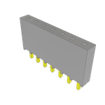 Conn Socket Strip SKT 7 POS 2.54mm Solder ST Top Entry Thru-Hole Bulk