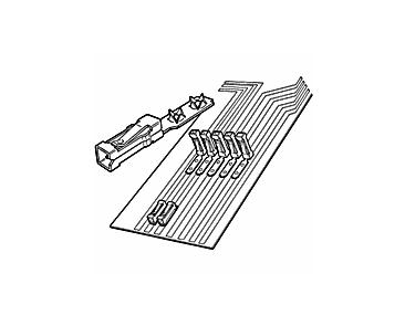Amphenol Communications Solutions-76785-401LF 连接器触点 Berg Duflex Housing, single row, Position