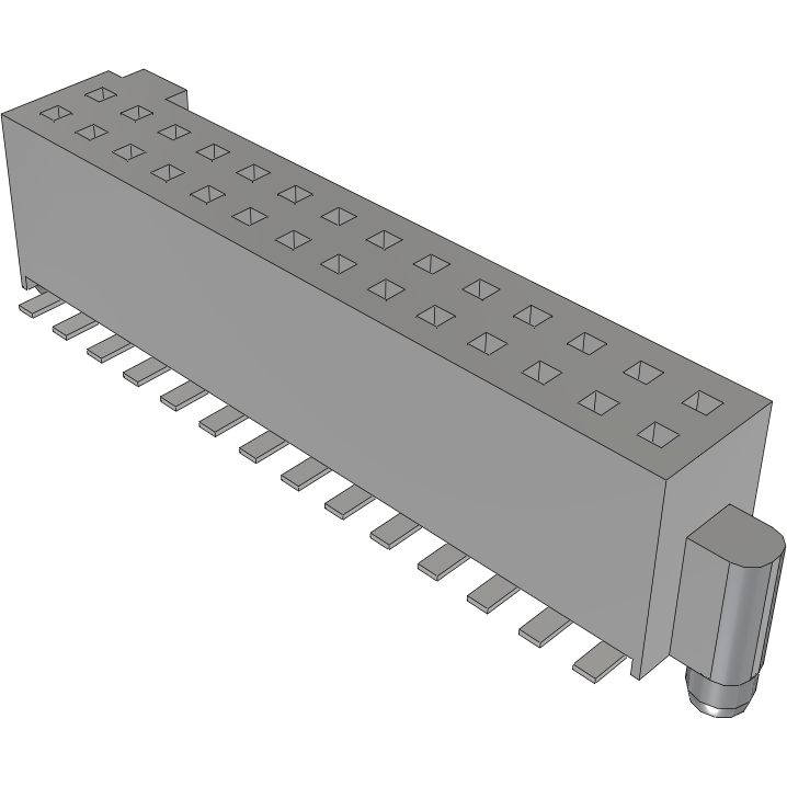 Samtec-SFM-114-02-S-D-A Connector Headers and PCB Receptacles Conn Socket Strip SKT 28 POS 1.27mm Solder ST SMD TIGER EYE™ Tube