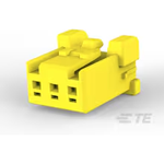 Conn Housing PL 3 POS 2.5mm Crimp ST Cable Mount Yellow Bag