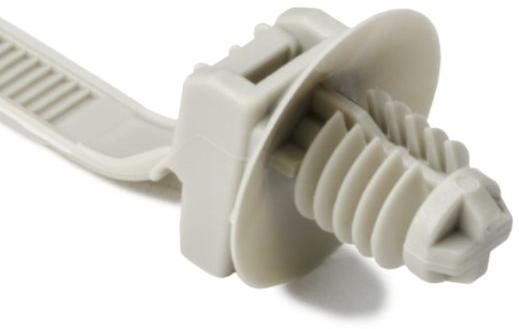 HellermannTyton-157-00068 Kabelbinder Cable Tie/Fir Tree Mount, 6.7 Inch Long, PA66, Gray