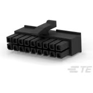 TE Connectivity-1-794617-8 Connector Discrete Wire Housing Conn Housing RCP 18 POS 3mm Crimp ST Cable Mount Black Package