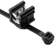 HellermannTyton-156-00873 Kabelbinder Cable Ties, Clip Tie Polyamide 6/6 Black 45mm 225N Bag