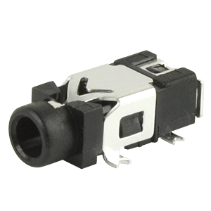 Same Sky (formerly CUI Devices)-SJ2-25102B-SMT-TR Raccordement audio et vidéo Conn 3.5MM Audio Jack F 2 POS Solder RA SMD 2 Terminal 1 Port T/R