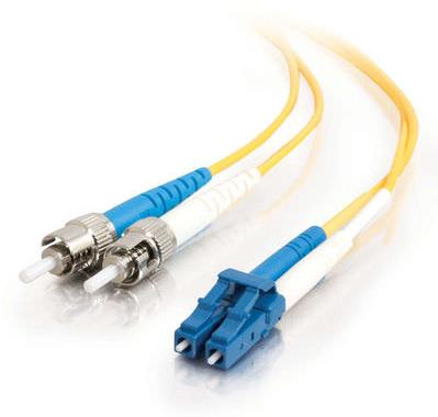Legrand-37481 Glasfaserkabel-Baugruppen 8m LC-ST 9/125 OS2 Duplex Single-Mode PVC Fiber Optic Cable - Yellow
