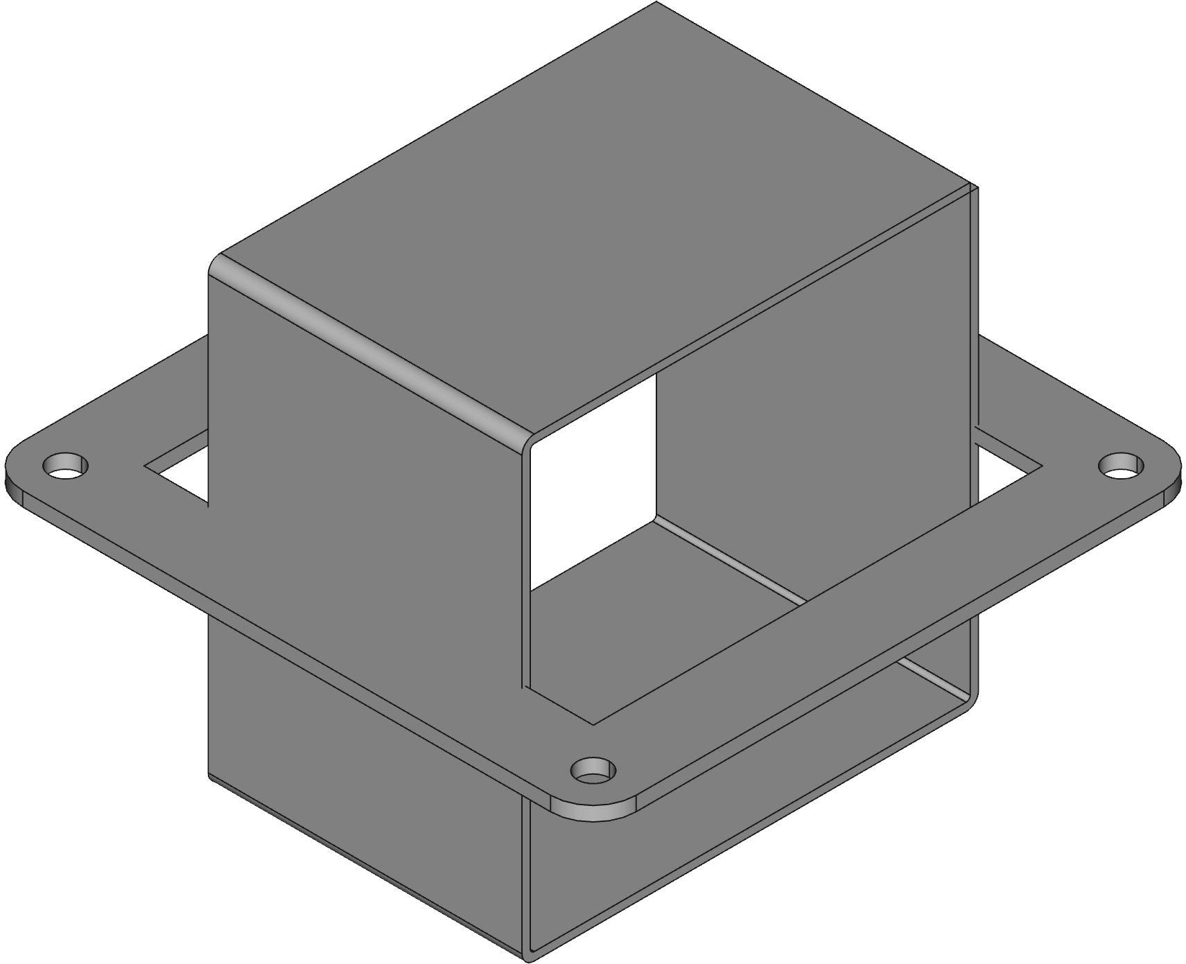 Hammond Manufacturing-1487CM3 Kabelzubehör N12 Wireway, 3 Inch Nipple - Fits 4 x 4 - Steel/Gray