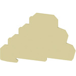 Weidmuller-1615280000 Steckverbinderzubehör Connector Accessories 6 POS End Plate Polyamide