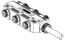 Molex-1300600025 null Cable Assembly Molded 6.1m 6Mini-C 3 POS F Mini-Change