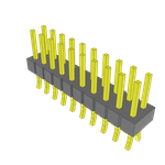 Conn Unshrouded Header HDR 20 POS 2.54mm Solder ST Top Entry Edge Mount Tube