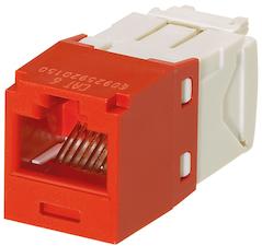 Panduit-CJ688TGRD Steckverbinder, Telefon und Telekommunikation Conn RJ-45 F 8 POS Crimp ST Cable Mount 8 Terminal 1 Port Cat 6