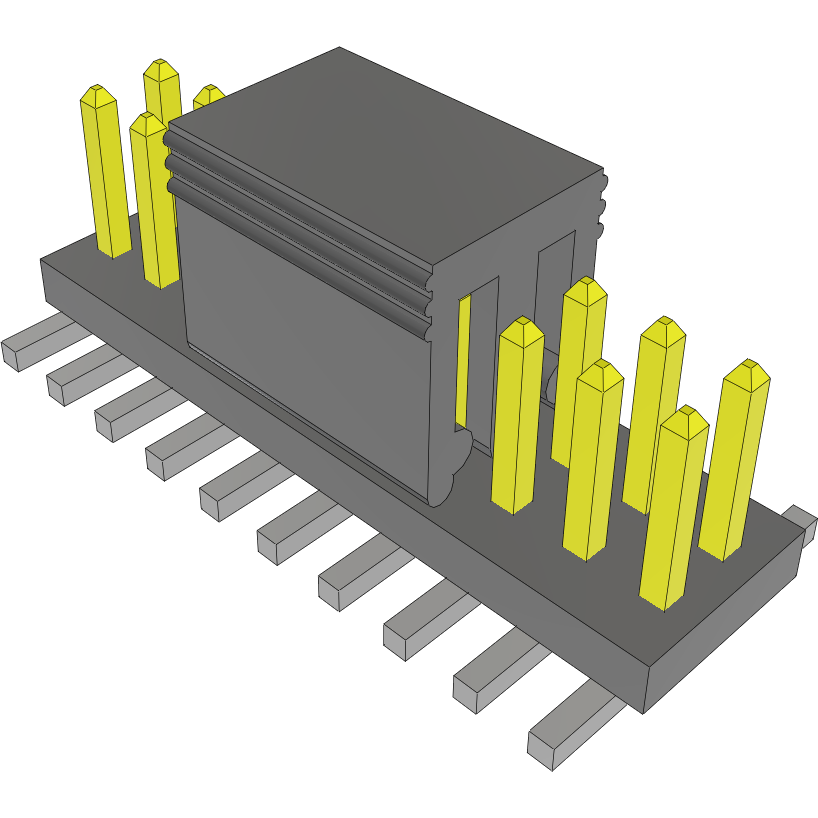 Samtec-FTS-110-01-L-DV-P Steckverbinderleisten und Leiterplattenbuchsen Conn Unshrouded Header HDR 20 POS 1.27mm Solder ST Top Entry SMD Tube