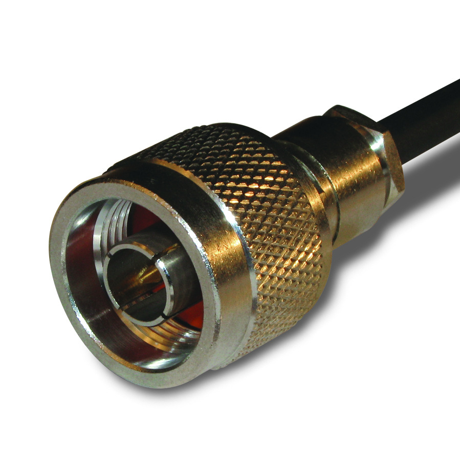 Amphenol RF-172111 Connector RF Conn Type N 0Hz to 11GHz 50Ohm Clamp ST Cable Mount PL Gold