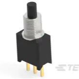 TE Connectivity-TPC11FGPC004 Switch Push Button Switch Push Button ON Mom SPDT Round Plunger 20VAC 20VDC 0.4VA Momentary Panel Mount/Through Hole PC Pins Bulk