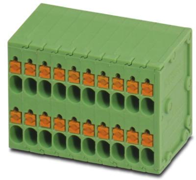 PHOENIX CONTACT-1841490 Steckverbinder, Klemmenblöcke Conn Terminal Block 2 POS 3.5mm Solder RA Thru-Hole 10A Cardboard