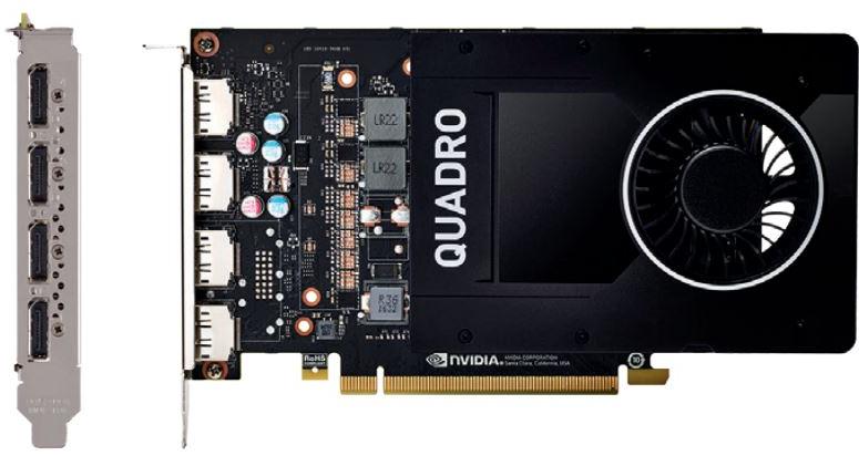 PNY Technologies-VCQP2200-SB Schnittstellenmodule 5GB 160-bit GDDR5X PCI Express 3.0 x16 Video Cards