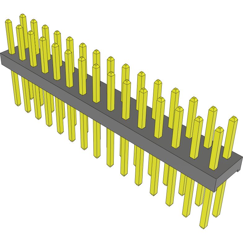 Samtec-MTMM-115-07-L-D-166 Connector Headers and PCB Receptacles Conn Unshrouded Header HDR 14 POS 2mm Solder ST Top Entry Thru-Hole Bulk