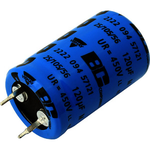 Cap Aluminum Lytic 150uF 400V 20% (22 X 35mm) Snap-In 10mm 0.92 Ohm 0.92A 2000h 105°C Bulk