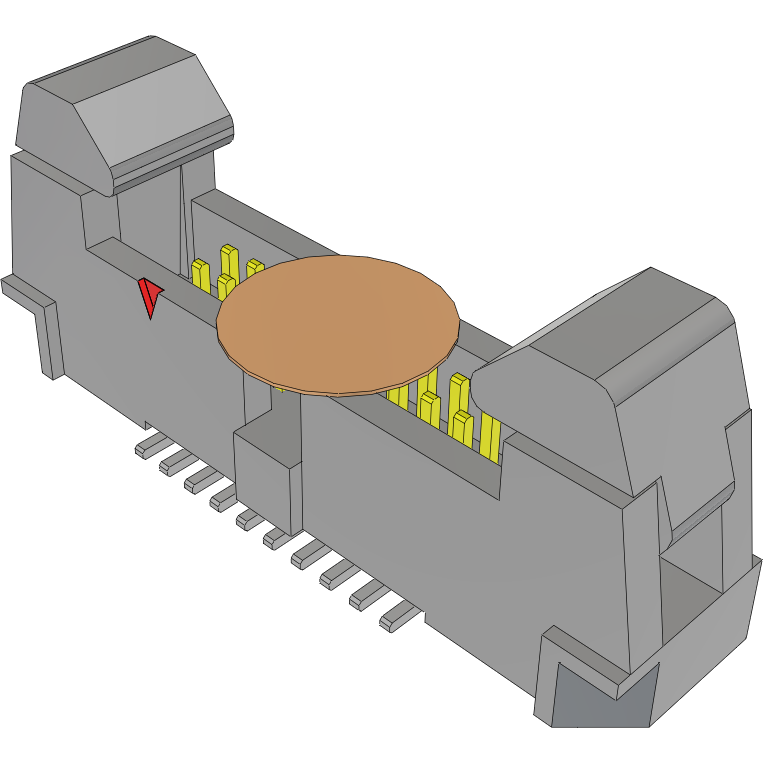 Samtec-EHF-110-01-S-D-SM-K-TR Steckverbinderleisten und Leiterplattenbuchsen Conn Ejector Header HDR 20 POS 1.27mm Solder ST Top Entry SMD T/R