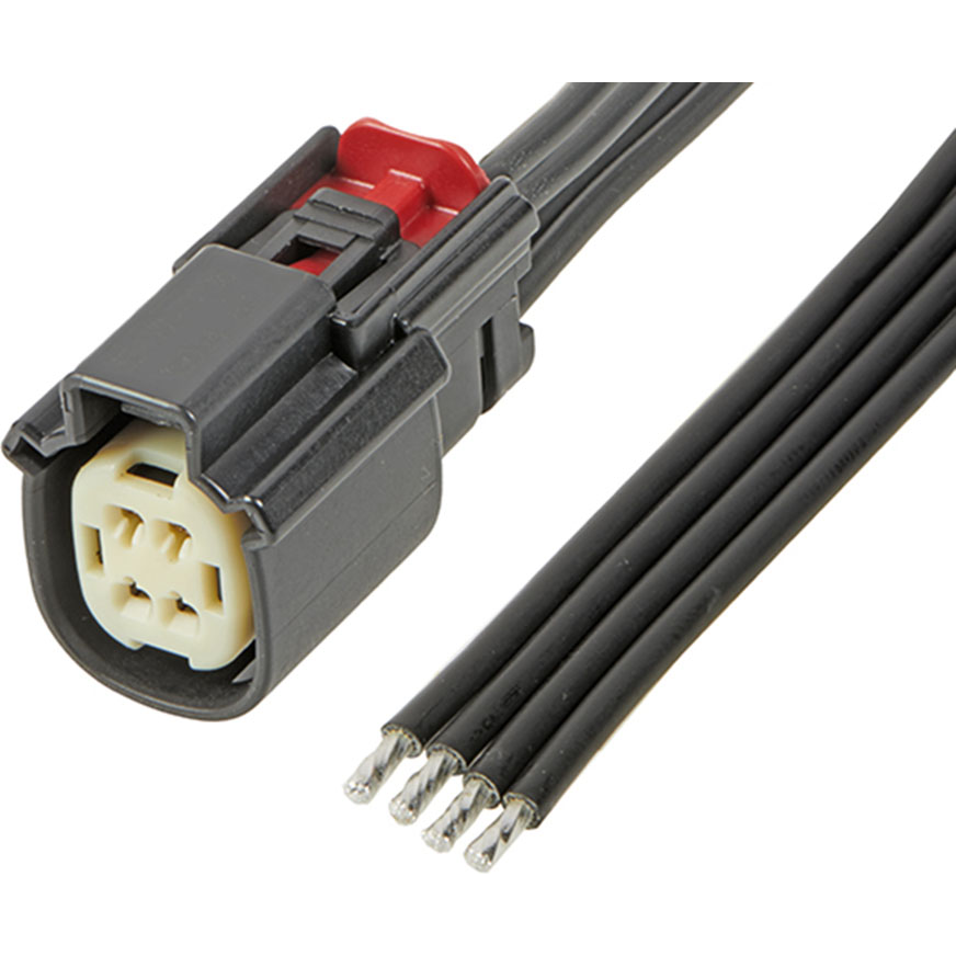Molex-2162861043 Cable Assembly DC Power Cable Assembly 0.6m Wire to Board 4POS F Crimp 14AWG