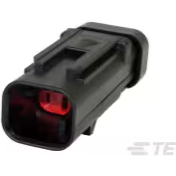 TE Connectivity-776534-1 分立接线罩连接器 Conn Housing RCP 2 POS 4.5mm Crimp ST Cable Mount Black Bag
