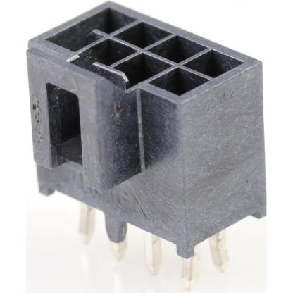 Molex-1053101308 连接器插头及 PCB 插座 Conn Wire to Board HDR 8Power POS 2.5mm Solder ST Top Entry Thru-Hole Nano-Fit Tray